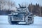 Winter view of the german WWII tank panzer Pz. II.