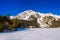 Winter view of glacial lake in High Tatras, Slovakia