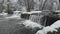 Winter view of Iskar river near Pancharevo lake, Bulgaria