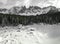 Winter view of Latemar, Dolomiti