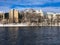 Winter view of Lawrence University in Appleton, Wisconsin