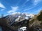 Winter view of mountains Stol in Karavanke mountains