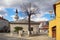 Winter view of Old Town of Trebinje. Sultan Ahmed Mosque.  Bosnia and Herzegovina