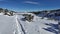 Winter view of Pirin Mountain near Polezhan and Bezbog Peaks, Bulgaria