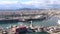 Winter view of Port Vell in Barcelona