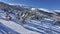 Winter view of Rila mountain near Musala peak, Bulgaria