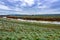 Winter view of the River Rother in Kent, England