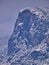 Winter view to Olympus mountains covered in snow,  from Litohoro village in Pieria Greece