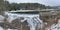Winter view of Vermont dam