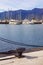 Winter view of yacht marina of Porto Montenegro. Montenegro, Bay of Kotor, Tivat city