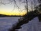 Winter views of Edmonton along the north Saskatchewan river