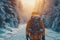Winter wanderlust Travelers exploring snowy destinations and getaways worldwide