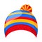 Winter Warm Striped Baby Hat Cartoon Headwear