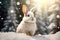 Winter Whispers: Bunny in the Snow