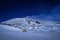 Winter Wild Camp In Etna Park At Night, Sicily