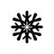 Winter wonder snowflake icon