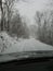 Winter wonderland back roads snow