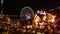Winter Wonderland funfair amusement park and Christmas market in Hyde Park, London.