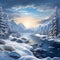 Winter Wonderland: Majestic Snow-Covered Landscapes