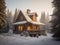 Winter Wonderland: Snowy Cabin Retreat