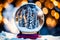 Winter Wonderlands in a Jar Captivating Snow Globe DIY Kits.AI Generated