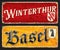 Winterthur, Basel, Swiss cities travel plates