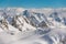 Wintertime view from Mt. Titlis in Switzerland