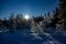Winterwonderland in Norway a cold Day