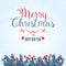 Wintry Christmas Design white background