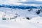 Wintry landscape in Austrian Alps