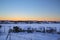 wintry landscape of Yellowknife