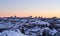 Wintry landscape of Yellowknife