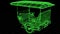 Wire-frame view of Tuk Tuk In Asia fully 3D rendered.