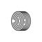 Wire reel line icon