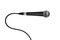 wired singerblack and grey microphone