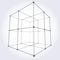 Wireframe Mesh Cube.