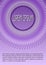 Wireframe purple metallic decor on purple background, sample text, flyer, leaflet, poster template in elegant design