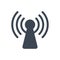 Wireless antenna icon