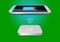 Wireless Battery Charger and Smartphone or Tablet - Vector Illus