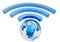 Wireless earth broadband symbol