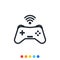 Wireless game controller icon,Vector and Illustration