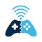 Wireless gaming logo design.