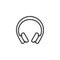 Wireless Headphone line icon