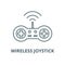 Wireless joystick vector line icon, linear concept, outline sign, symbol