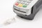 Wireless LAN cable with A credit card swipe machine on white