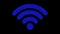 Wireless network icon. Wi-Fi symbol