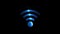 Wireless network icon, wifi symbol