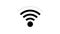Wireless network icon, wifi symbol