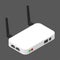 Wireless Network Router of flat style Isometric vector illustration.