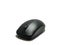 wireless optical black mouse with white background